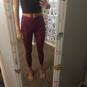 Lululemon pink leggings